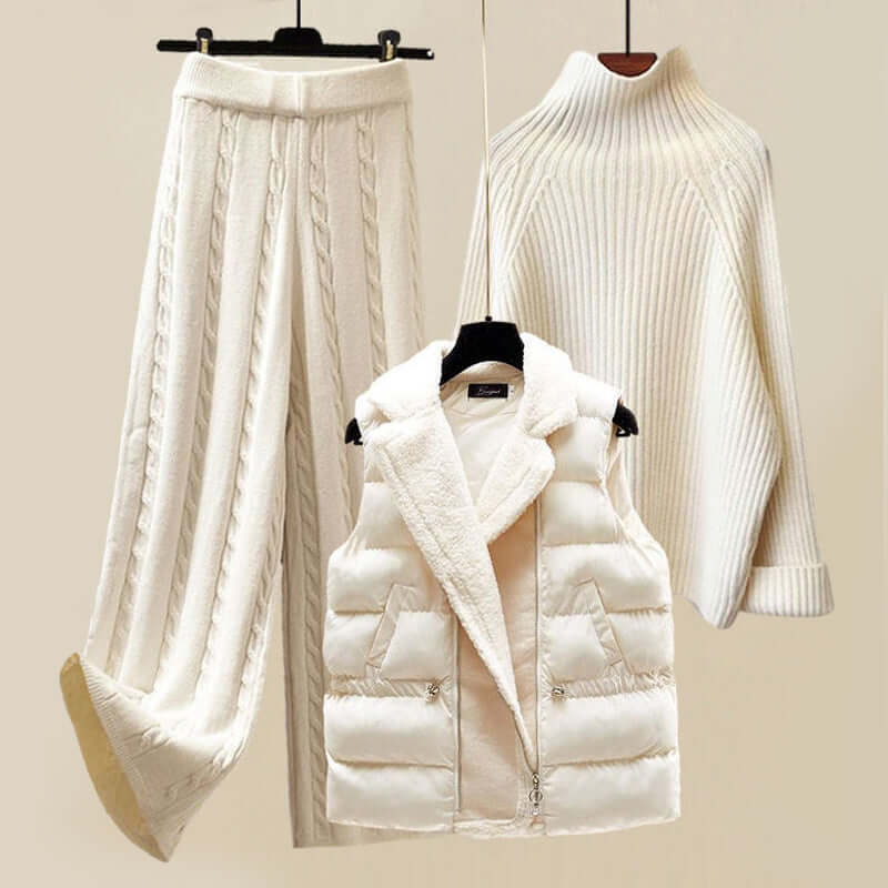 Cozy Ladies 3-Piece Pajama Set - Luxivelle