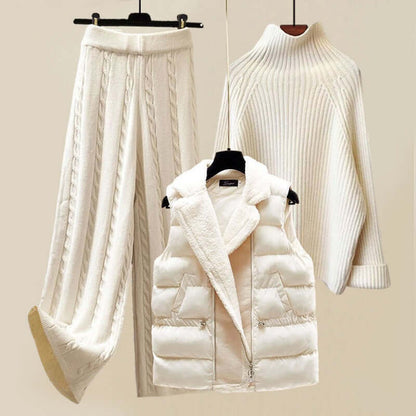 Cozy Ladies 3-Piece Pajama Set - Luxivelle