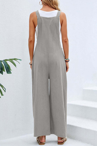 Comfortable V Neck Halter Jumpsuit for Women