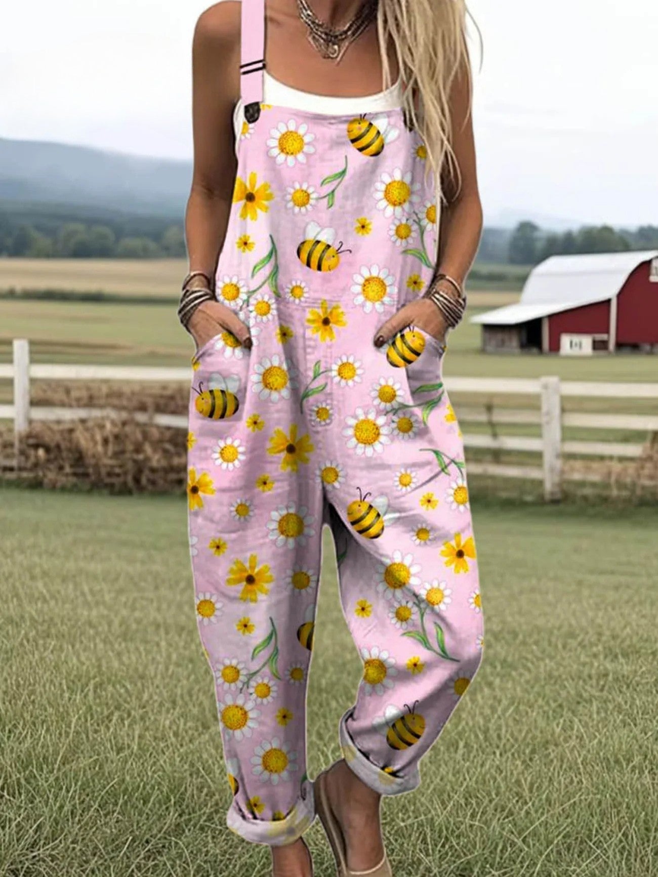 Vibrant Floral Women's Jumpsuit - Luxivelle
