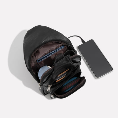 Classy Leather Anti-Theft Crossbody Bag 2