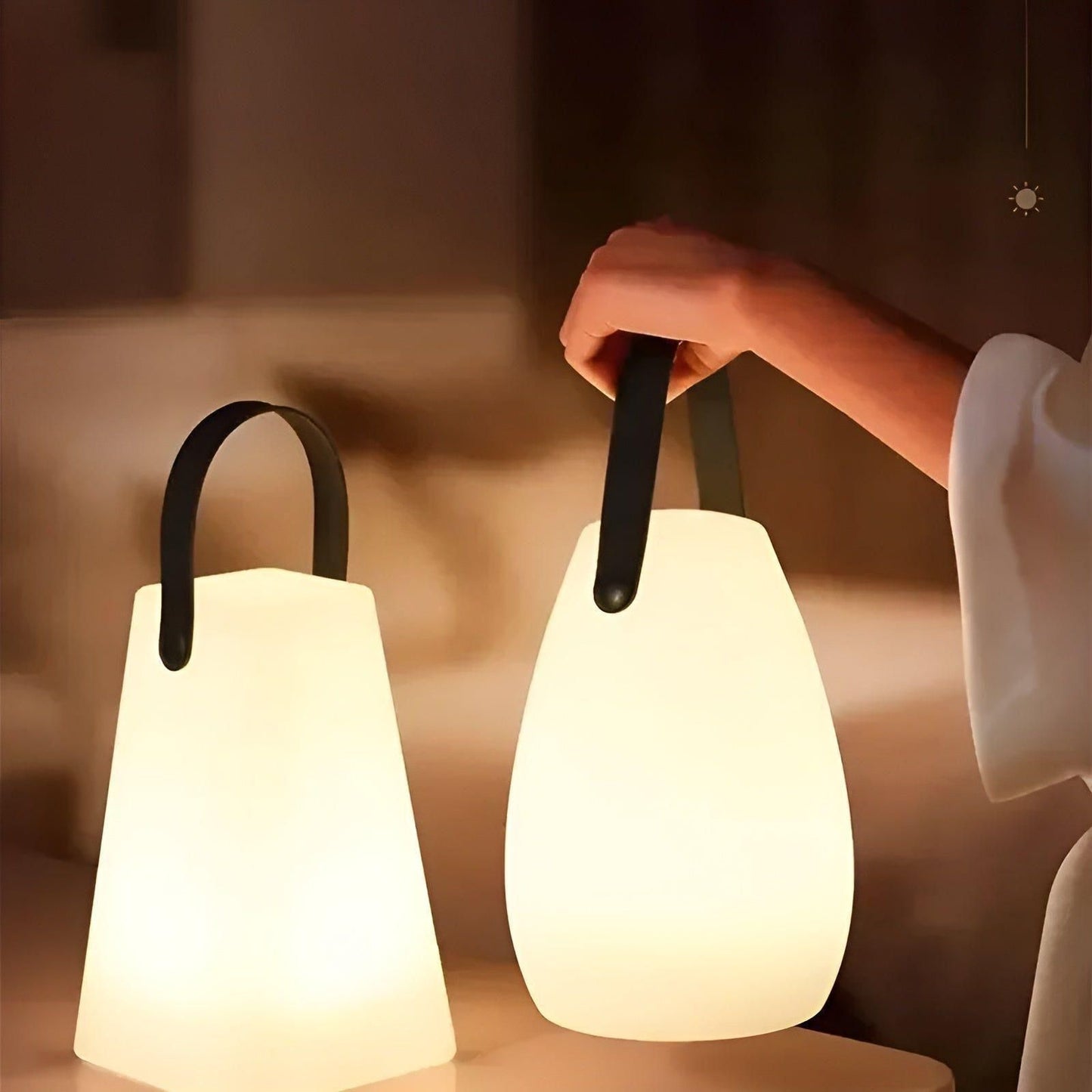 Rechargeable Battery Powered Outdoor Table Lamp