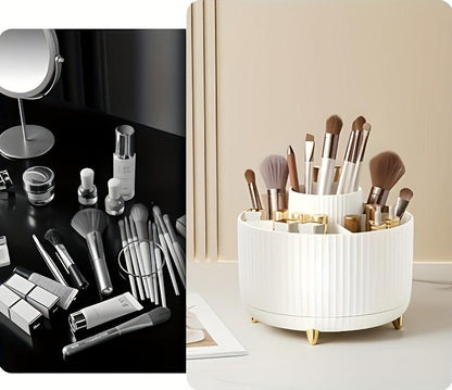 Rotating Makeup Storage Organizer with 5 Compartments