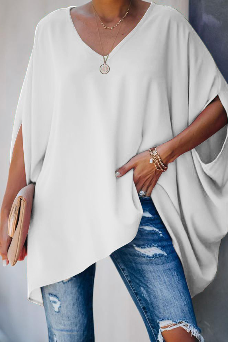 Relaxed Fit V-Neck Women's T-Shirts