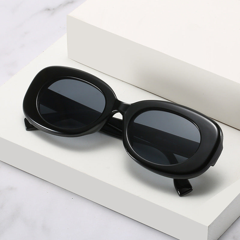 Classic Oval Shaded Sunglasses