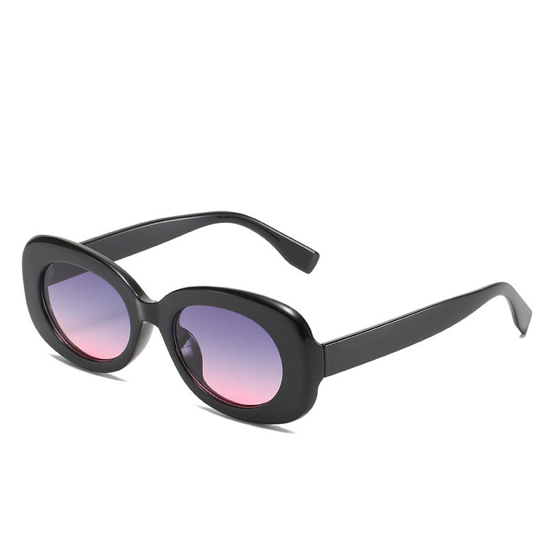 Classic Oval Shaded Sunglasses - Luxivelle