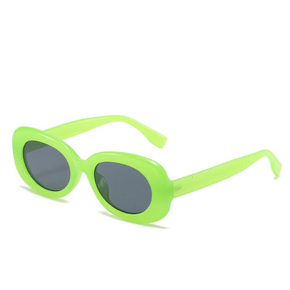 Classic Oval Shaded Sunglasses