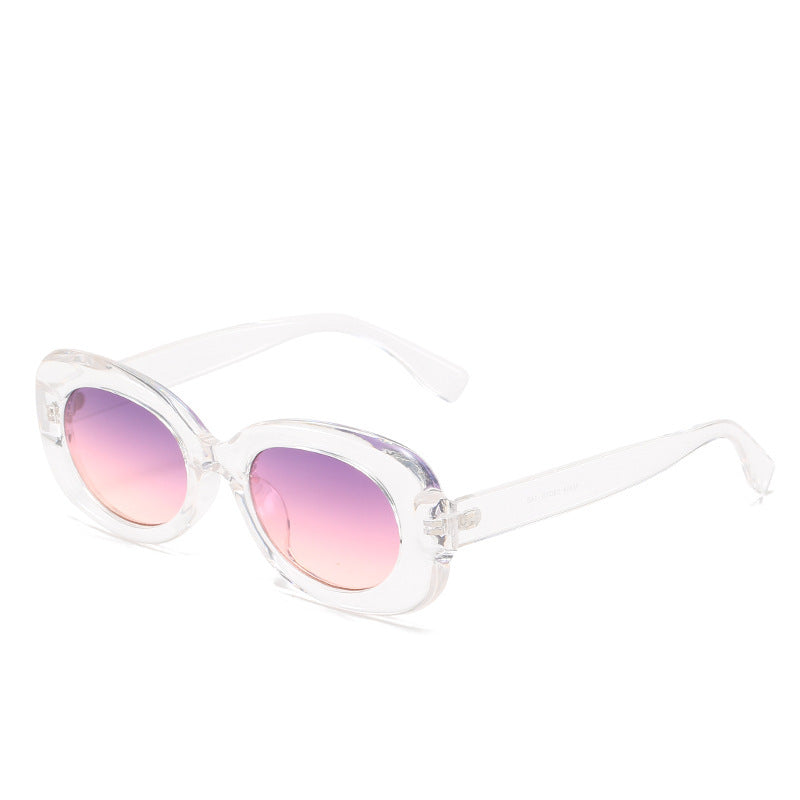 Classic Oval Shaded Sunglasses