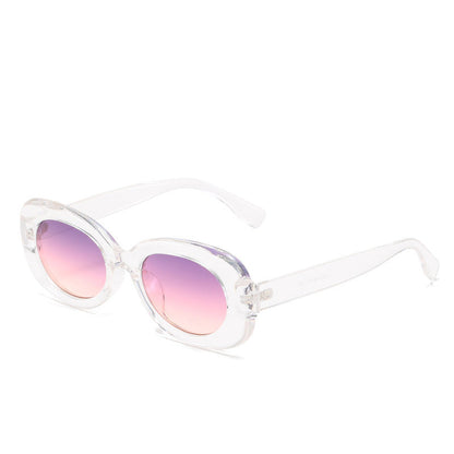 Classic Oval Shaded Sunglasses