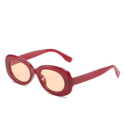 Classic Oval Shaded Sunglasses