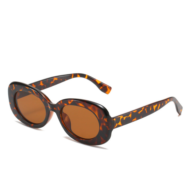 Classic Oval Shaded Sunglasses