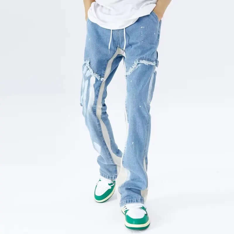Relaxed Fit Wide Leg Jeans