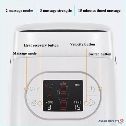 Relaxing Hand Massager with Heat and Pressure