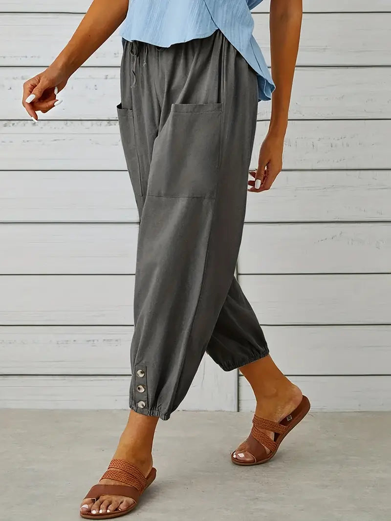 Ladies Comfort Fit Straight Leg Pants