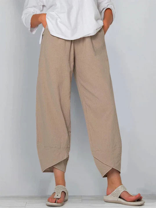Casual Fit Womens Trousers with Simple Style
