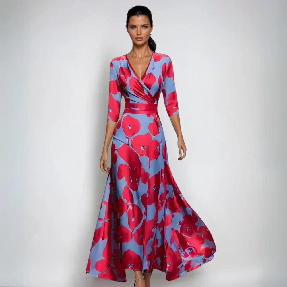 Pretty Women's Floral Summer Dress - Luxivelle