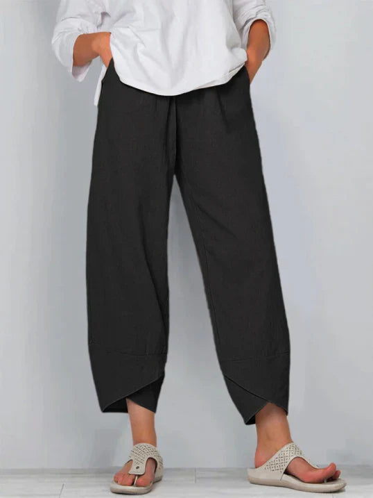 Casual Fit Womens Trousers with Simple Style - Luxivelle