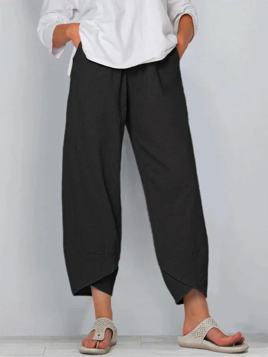 Casual Fit Womens Trousers with Simple Style - Luxivelle
