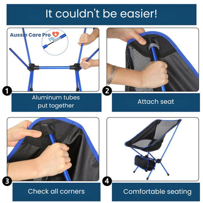Portable Folding Outdoor Chair – Strong & Comfortable