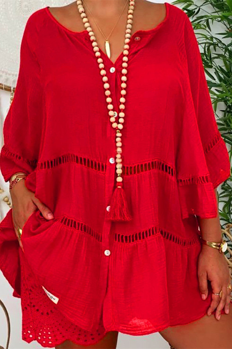 Relaxed Fit Casual Chic Women's Blouse