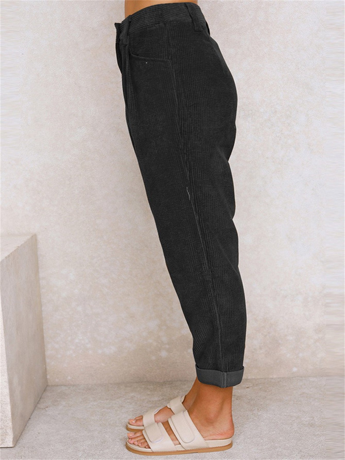 Maple | Corduroy trousers with straight legs