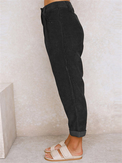 Maple | Corduroy trousers with straight legs