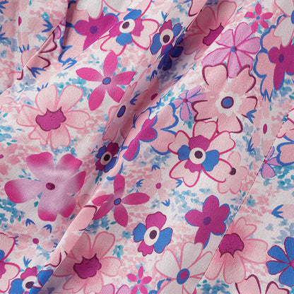 Ladies' Cute Floral Cold Shoulder Blouse