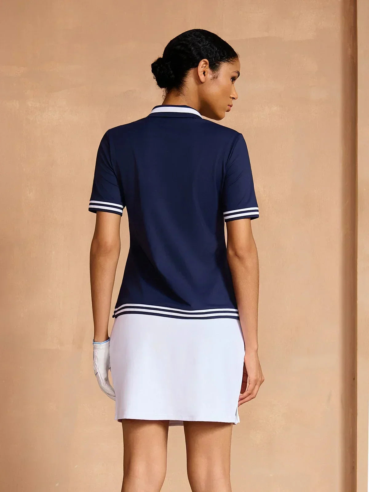 Classic Navy Sun Protective Polo Shirt