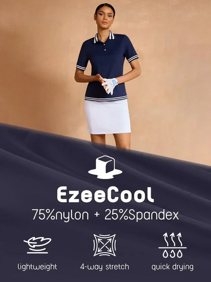 Classic Dark Blue Short Sleeve Polo Shirt