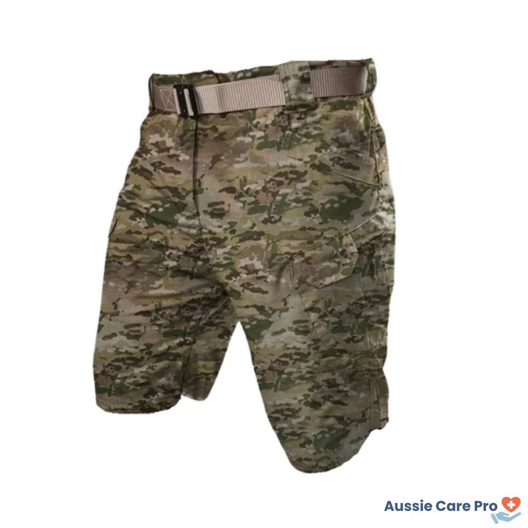 Comfortable Hiking Shorts - Elastic Fit with 6 Pockets