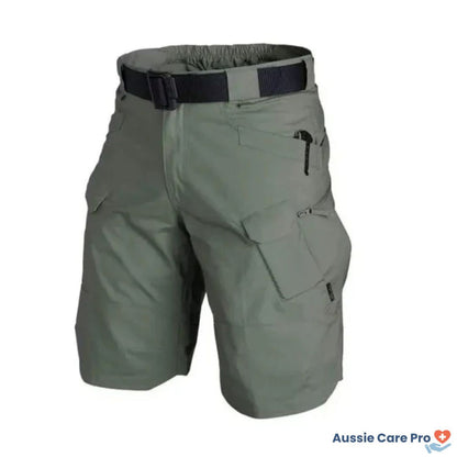 Comfortable Hiking Shorts - Elastic Fit with 6 Pockets