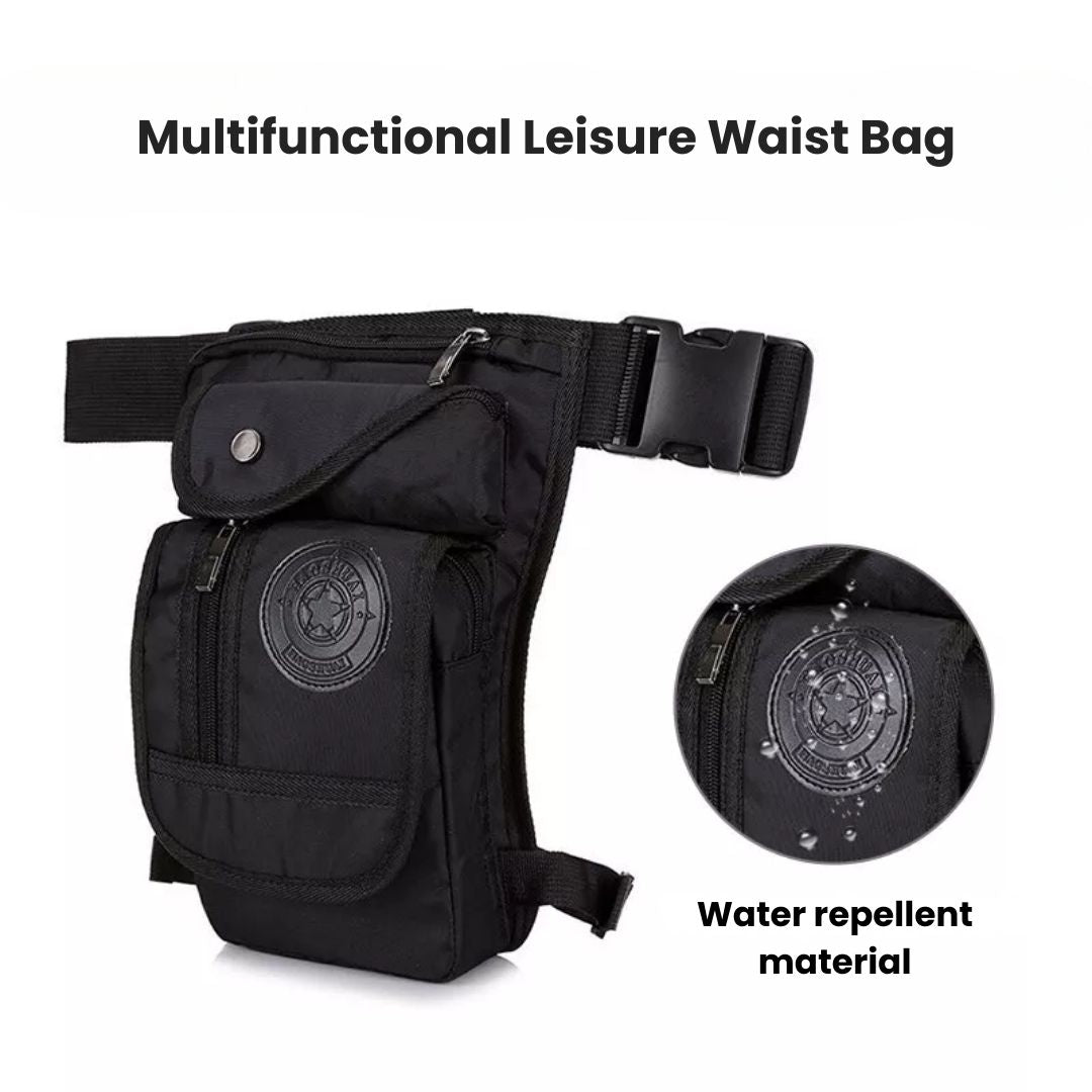 Waterproof Motorcycle Leg Pouch for Travel & Commute