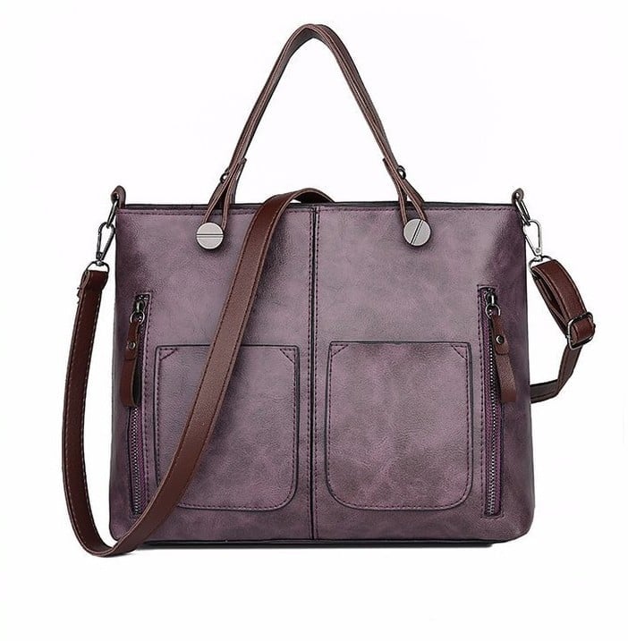 Fashionable Faux Leather Fall Crossbody Bag