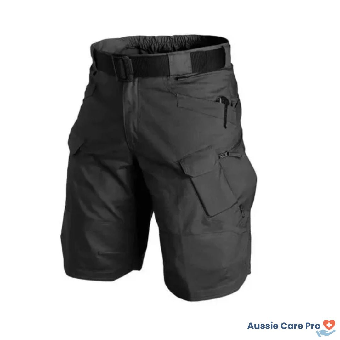 Comfortable Hiking Shorts - Elastic Fit with 6 Pockets