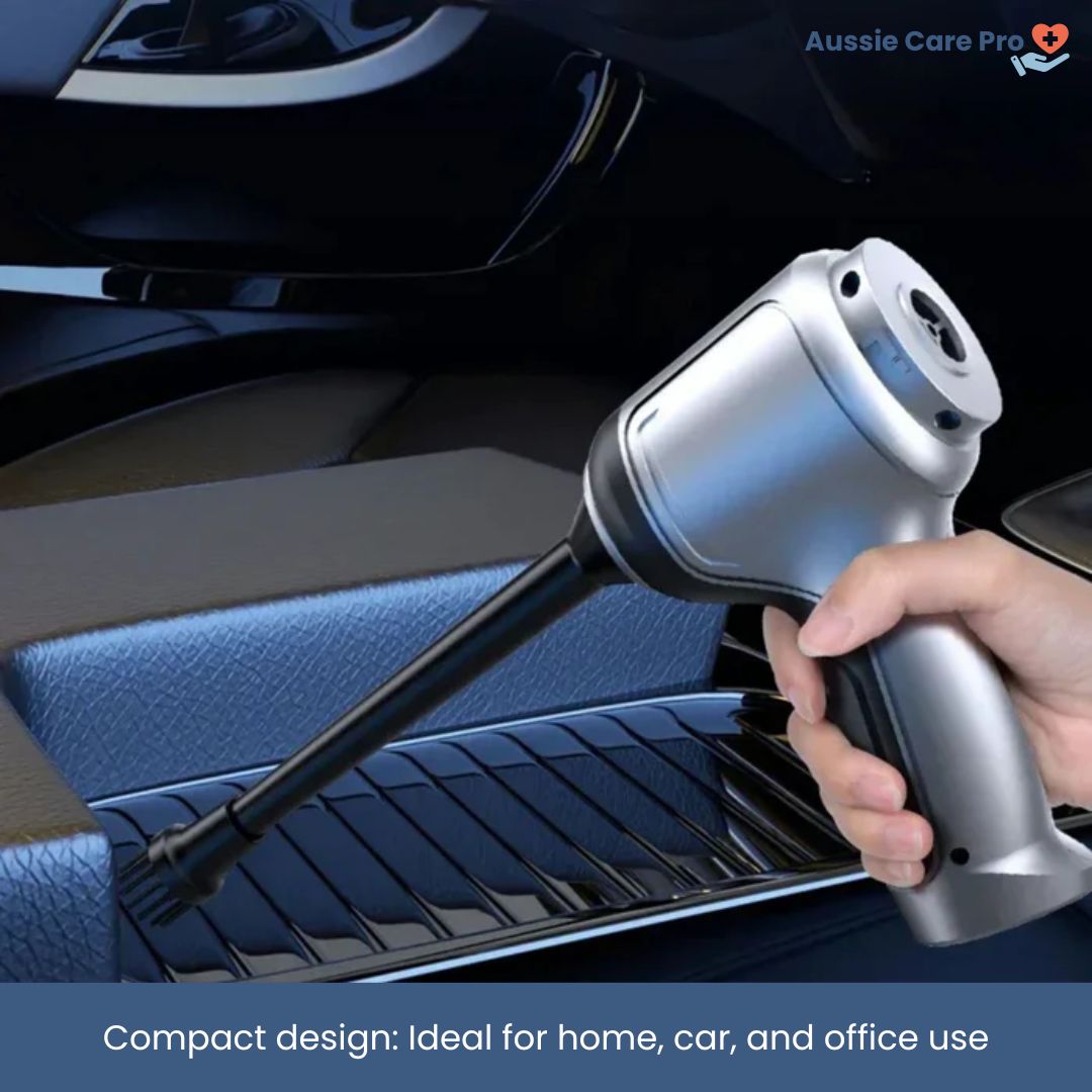 Compact Wireless Hand Vacuum - Lightweight & Rechargeable
