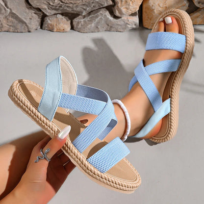 Comfortable Braided Flat Sandals