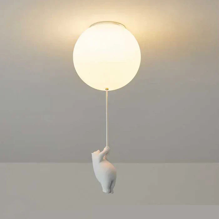 Cute Bear Nursery Pendant Light