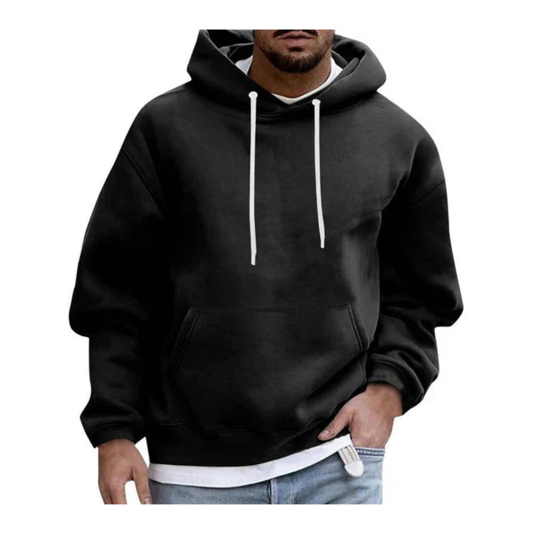 Comfortable Mens Loose Fit Winter Sweatshirt - Luxivelle