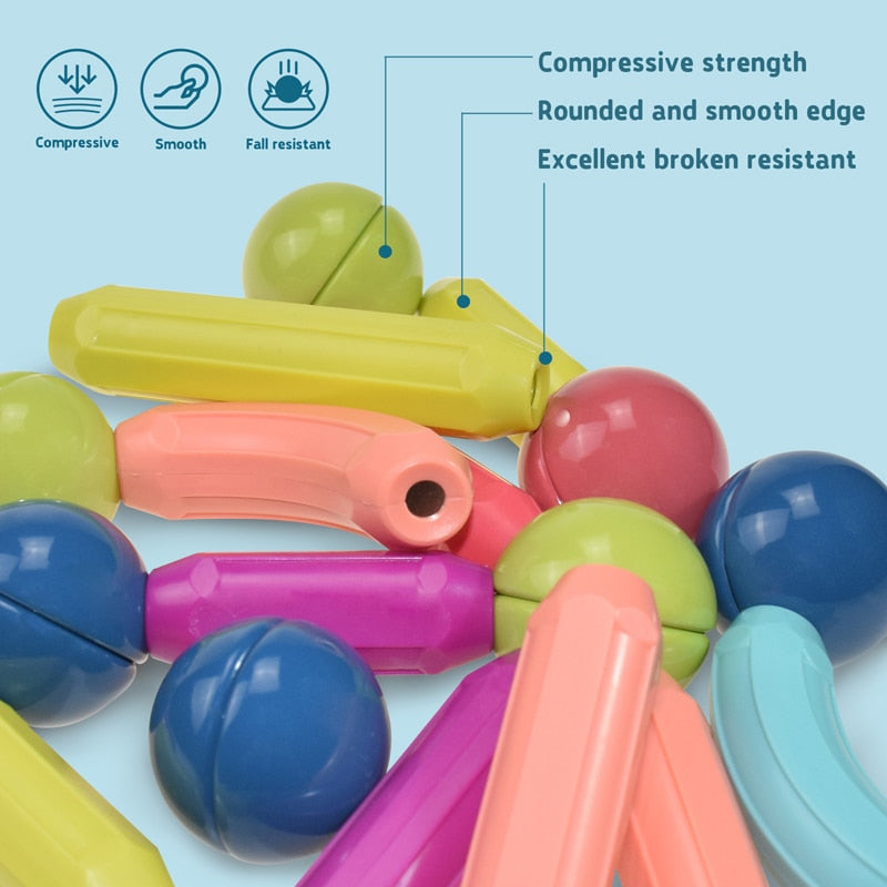 Fun Magnetic Building Blocks for Kids STEM Toy