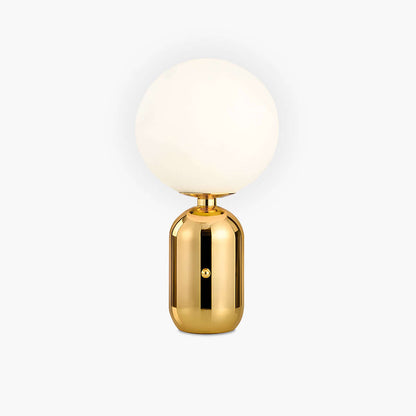 Luxury Glass and Metal Desk Lamp with G9 Bulb