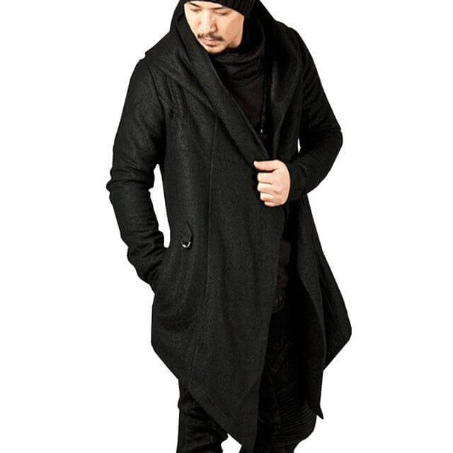 Casual Hoodie Asymmetric Zip Jacket