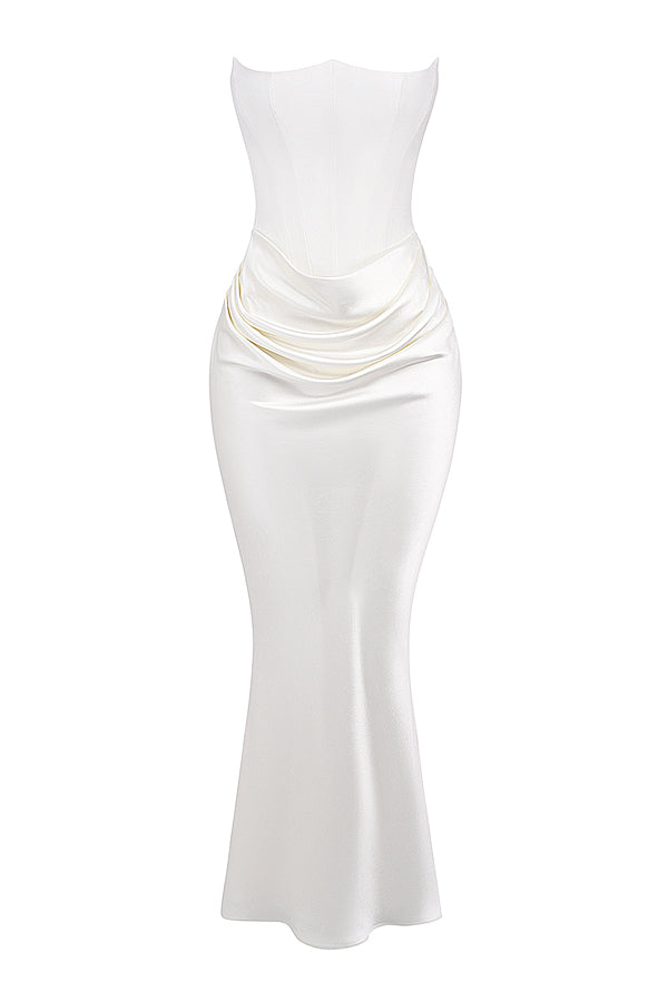 Marina | Elegant strapless corset dress