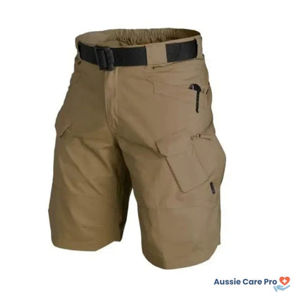 Comfortable Hiking Shorts - Elastic Fit with 6 Pockets