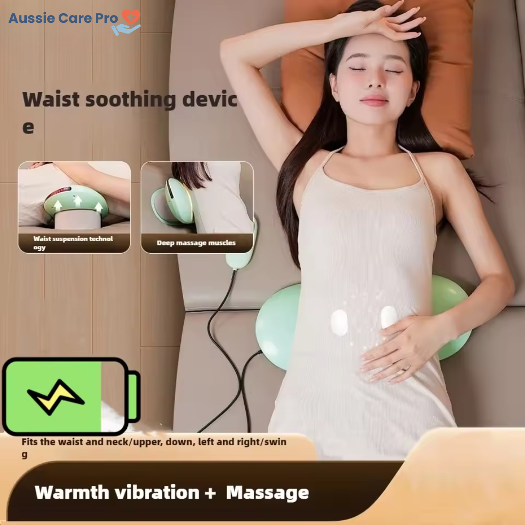 Portable Back Massager for Pain Relief & Posture Support