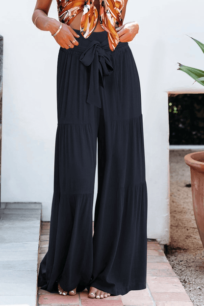 Comfortable Women's Relaxed Fit Wide Leg Trousers