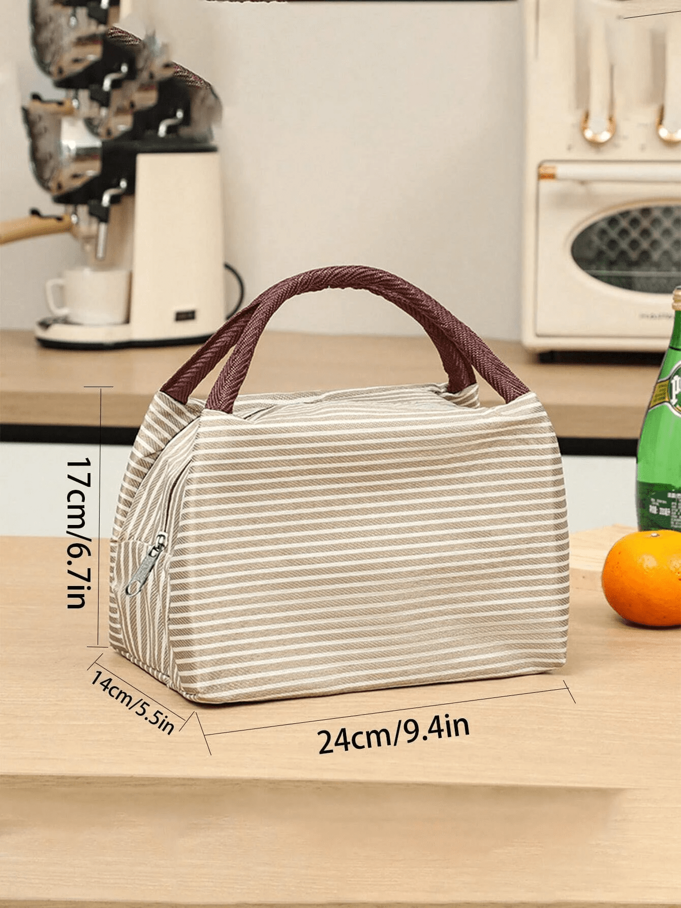 Spill-Proof Large Bento Box with Utensils - 3 Section Container