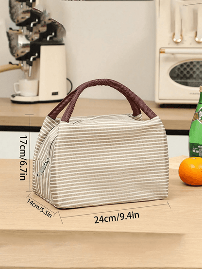 Spill-Proof Large Bento Box with Utensils - 3 Section Container