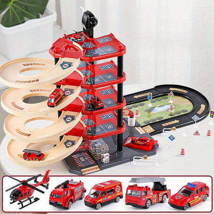 Ultimate Fire Station Playset with Trucks and Accessories