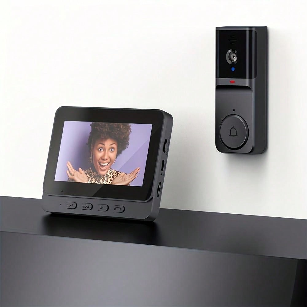 Smart Video Doorbell Camera with 4.3 Screen - Luxivelle