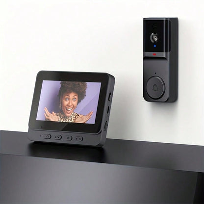 Smart Video Doorbell Camera with 4.3 Screen - Luxivelle